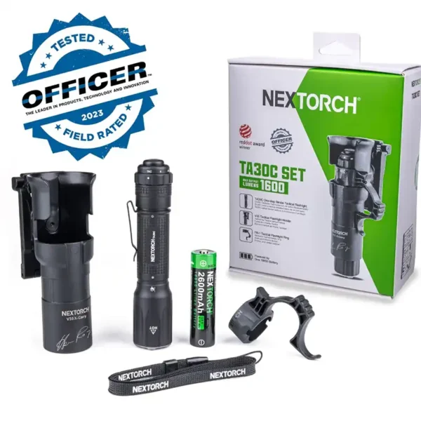 Tactical Kit - Flashlight 1600 Lumens TA30C - NEXTORCH