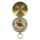Gold Brass Pocket Compass-1