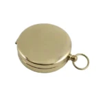 Gold Brass Pocket Compass-3