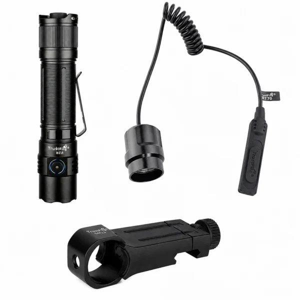ערכת פנס טקטי נטען T21R KIT לנשק