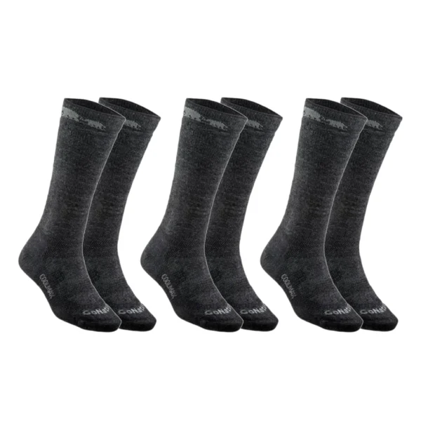 3 זוגות גרבי מסעות מנדפות PATHFINDER COOLMAX
