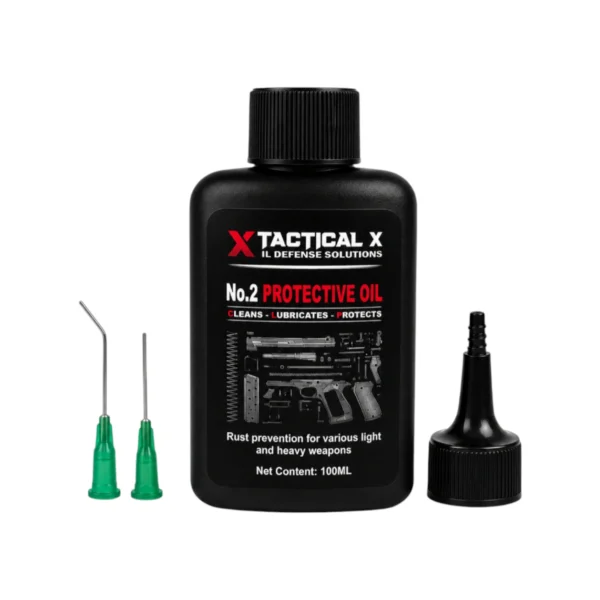 שמן סינתטי 100 מ"ל לשימון והגנה על נשק Tactical X No.2‏