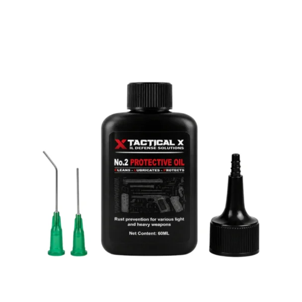 שמן סינתטי 60 מ"ל לשימון והגנה על נשק Tactical X No.2‏