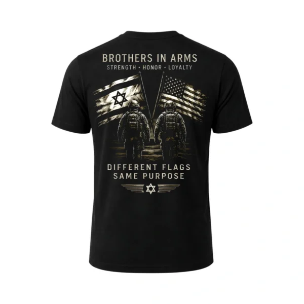 חולצת לוחמים איכותית מנדפת זיעה - BROTHERS IN ARMS