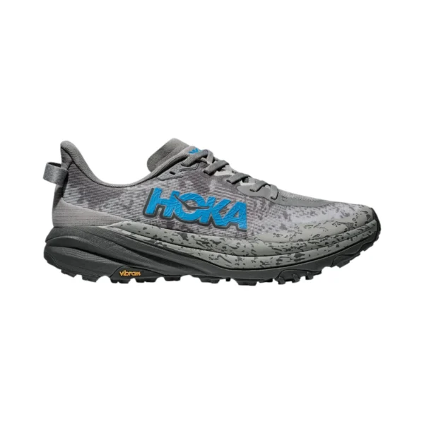 נעלי ספורט גברים רחבות בצבע אפור HOKA Speedgoat 6 Wide אפור טקטי