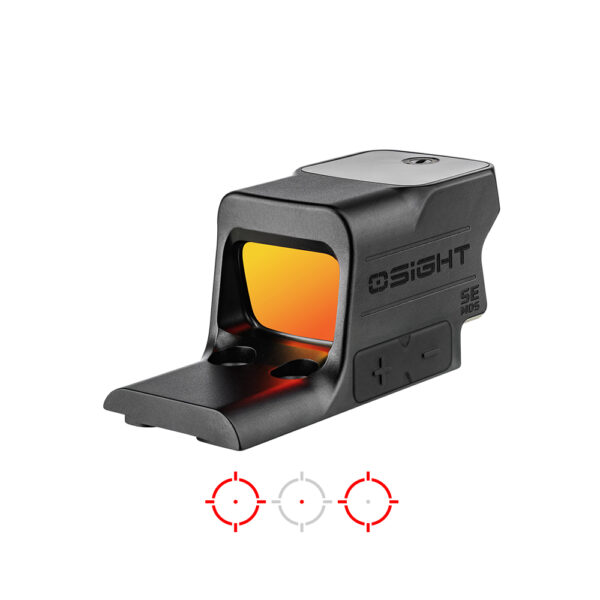 כוונת השלכה סגורה Osight SE MOS אדומה תושבת MOS ורטיקל 2+32 MOA