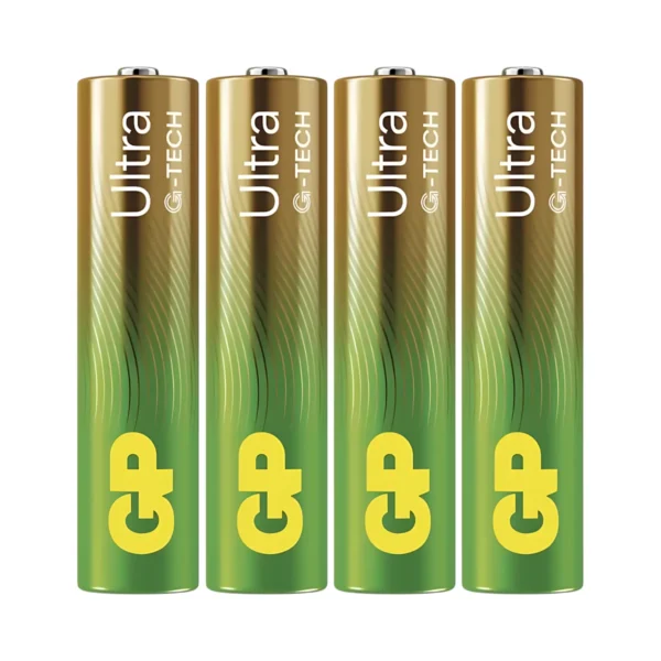 מארז 4 סוללות GP Ultra Alkaline AAA