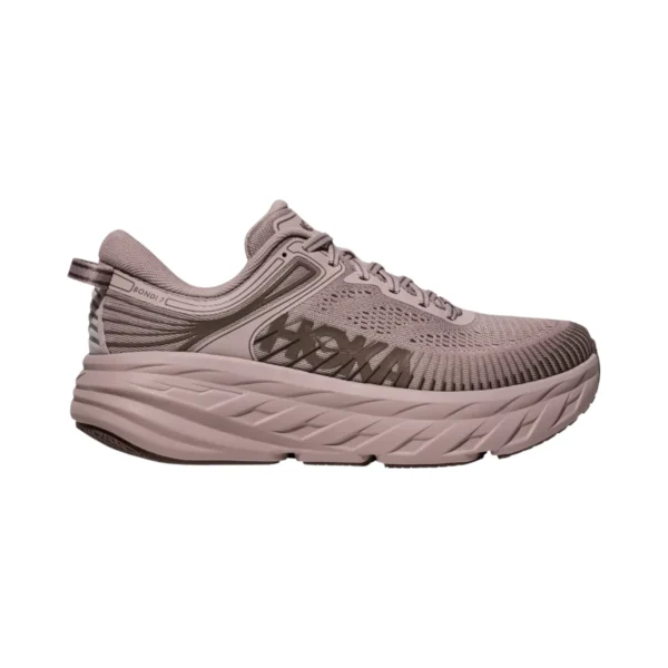 נעלי ריצה לנשים HOKA Bondi 7 ורוד רטרו