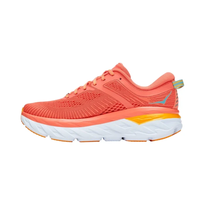 נעלי ריצה לנשים HOKA Bondi 7 כתום אפרסק נעלי ריצה לנשים HOKA Bondi 7 כתום אפרסק