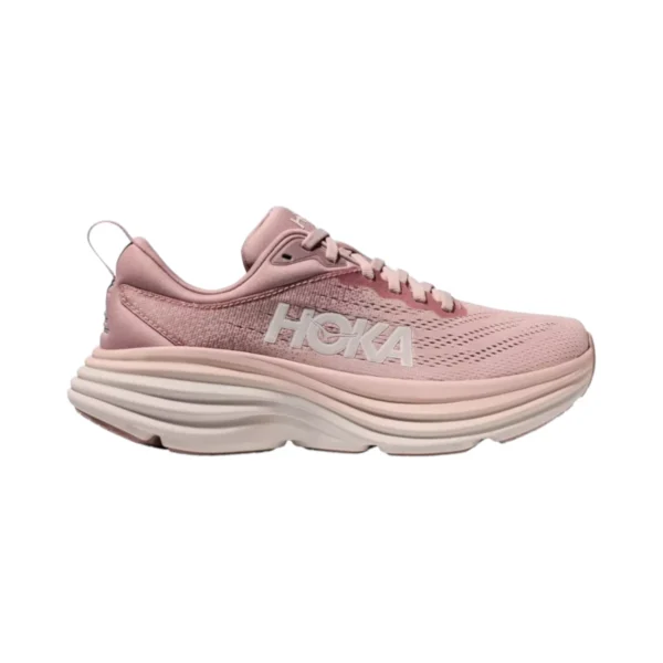 נעלי ריצה לנשים HOKA Bondi 8 בצבע ורוד/פנינה