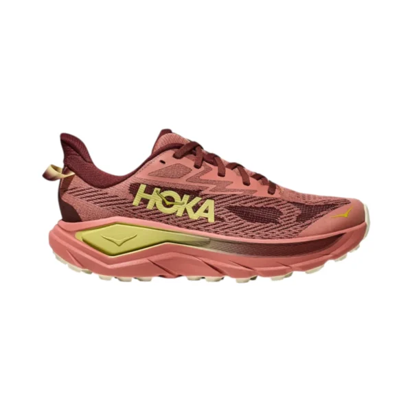 נעלי ריצת שטח לנשים HOKA Challenger Wide 8 רחבות בצבע בלאש/צ'דר