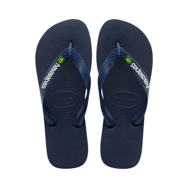 כפכפים הוואינס Havaianas BRASIL LOGO BLUE