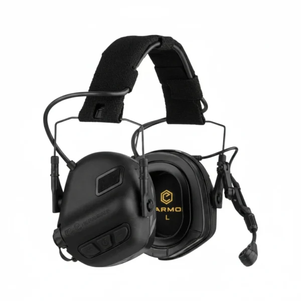 אוזניות טקטיות סלקטביות EARMOR M32 PLUS עם מיקרופון ותקשורת PTT