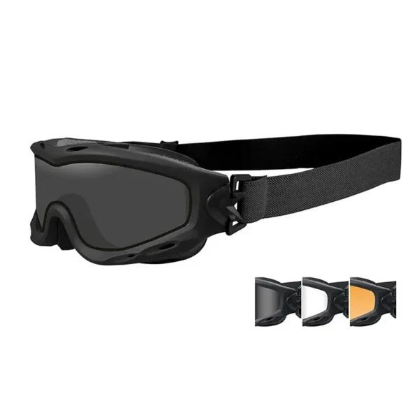 דף הבית - English 6 WILEY X Spear Ballistic Goggles – 3 Interchangeable Lenses
