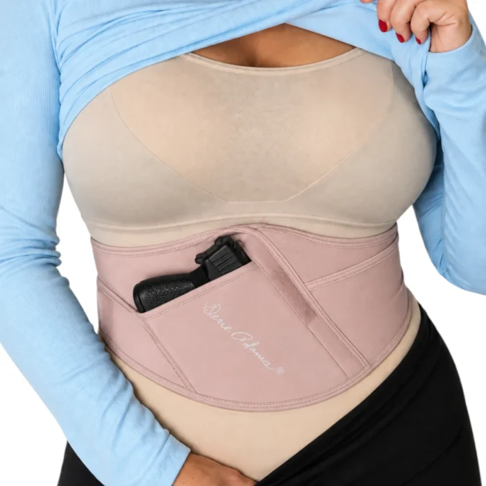 חגורת בטן לנשיאה סמויה Dene Adams UnderBra Holster וורוד