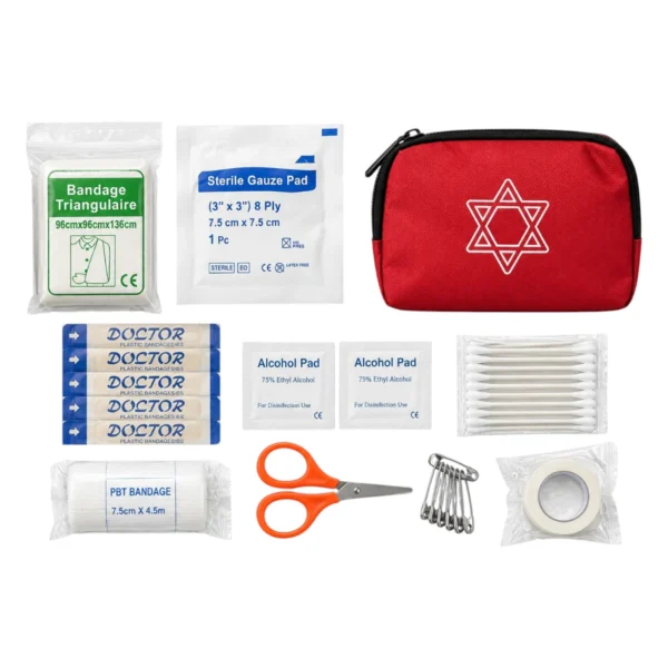 ערכת עזרה ראשונה קומפקטית לרכב FIRST AID CAR