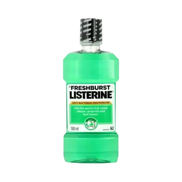 מי פה בניחוח מנטה מרעננת ליסטרין Listerine Fresh Burst 500ml מארז 6 יחידות