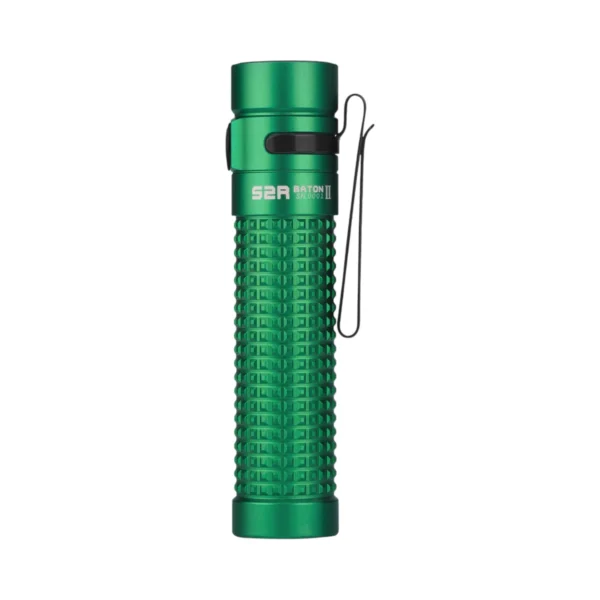 פנס יד Olight S2R BATON 2 ירוק - אריזה פגומה