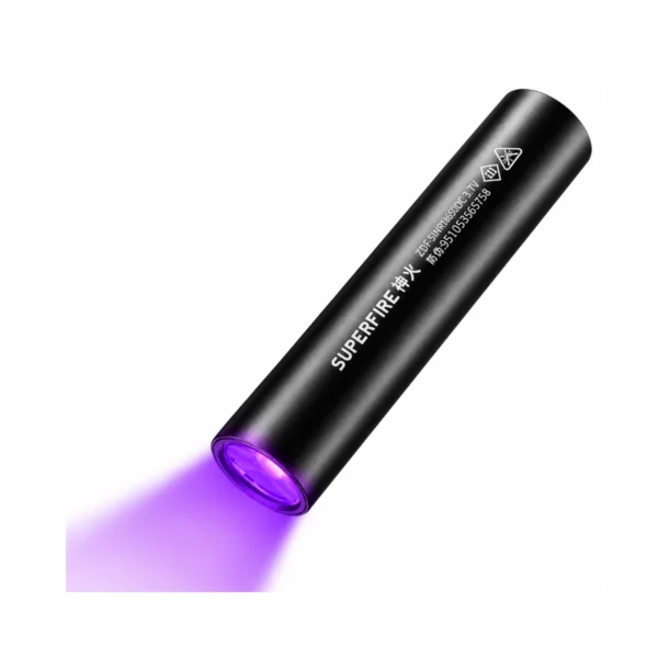 פנס UV קל משקל לאיתור עקרבים SUPERFIRE Z07-S
