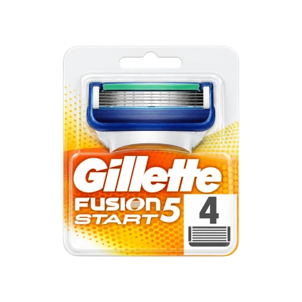 סכיני גילוח ג'ילט Gillette Fusion Start מארז 4 יחידות