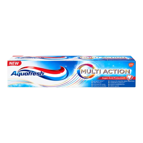 משחת שיניים להגנה רב-פעולתית אקווה פרש Aquafresh Multi Action Classic 75ml