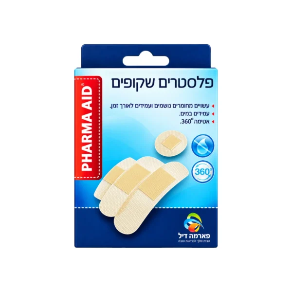 פלסטרים שקופים פארמה אייד Pharma Aid מארז 40 יחידות