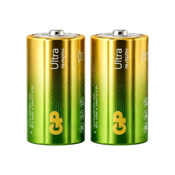 זוג סוללות GP Ultra Alkaline C
