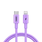 כבל טעינה סגול USB‑C ולייטנינג