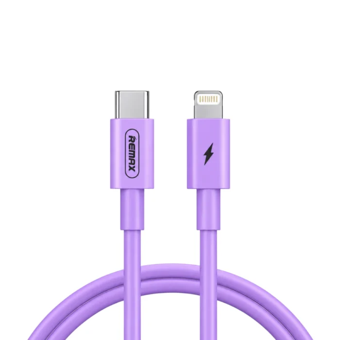 כבל טעינה סגול USB‑C ולייטנינג